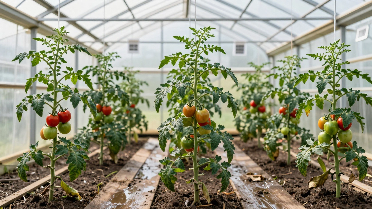 Сколько кустов помидор нужно сажать в теплице: реальные цифры для урожая