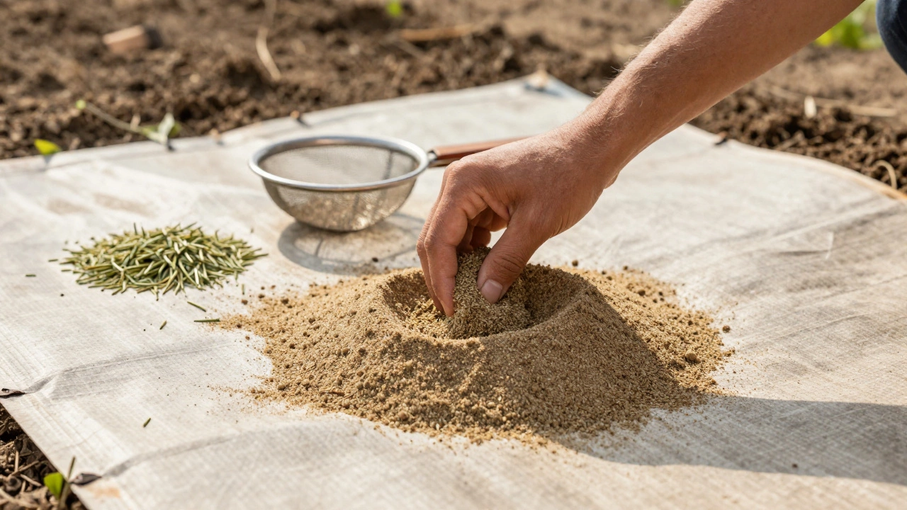 Зачем смешивать семена газона с песком: практическая причина, которую знают опытные садоводы