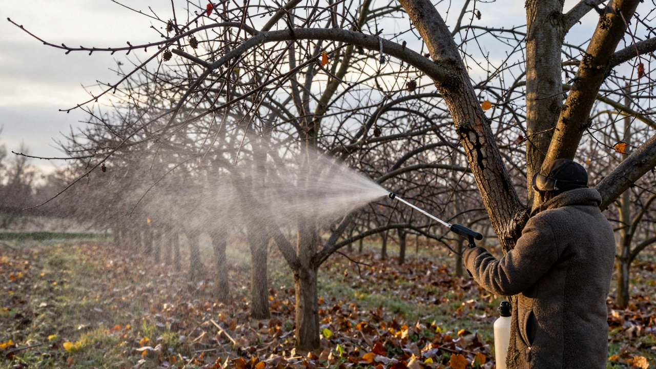 Когда опрыскивать деревья мочевиной осенью: лучшее время и правила обработки